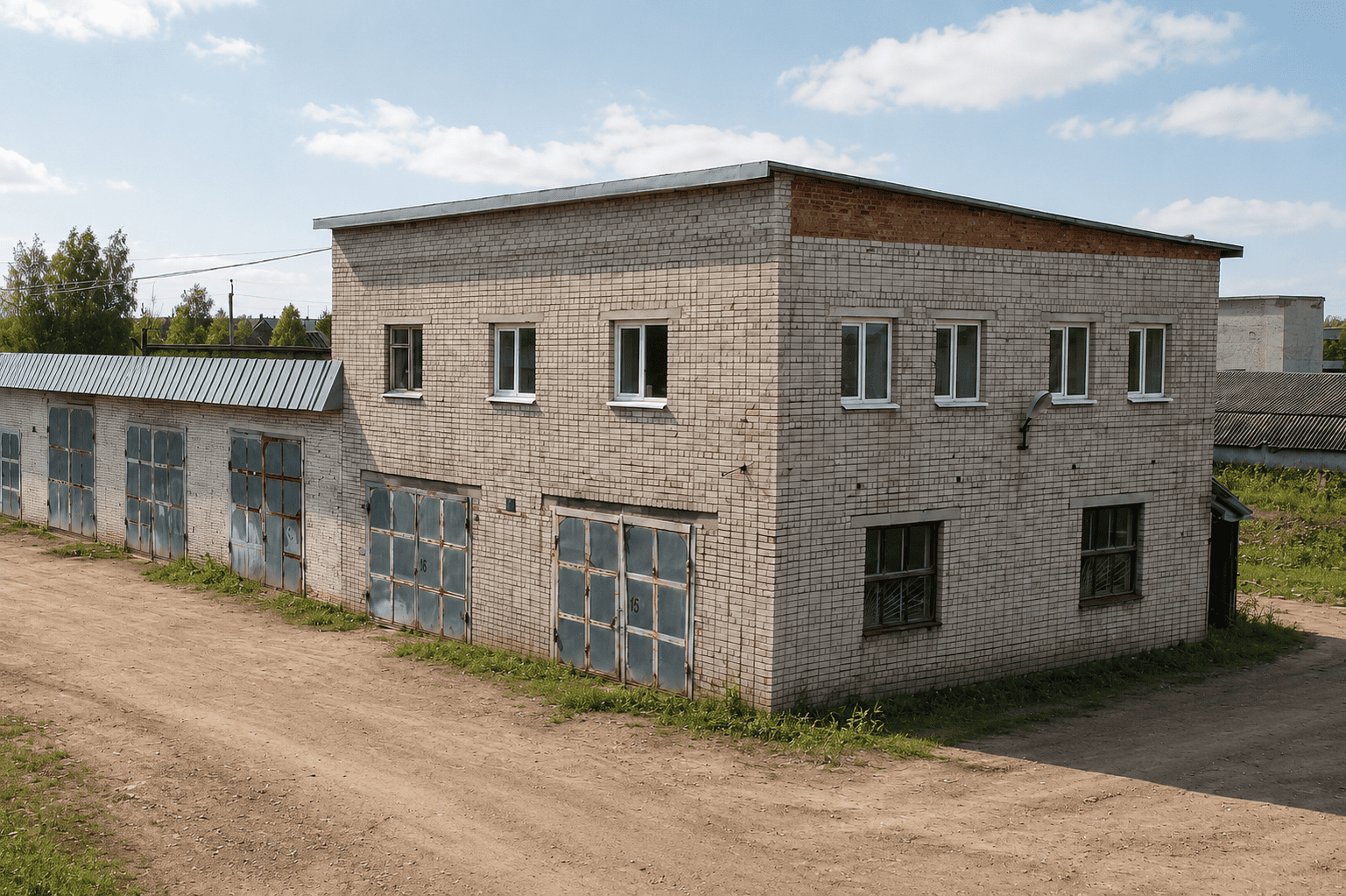 Отапливаемый второй этаж 126 м² в производственном здании в Вологде