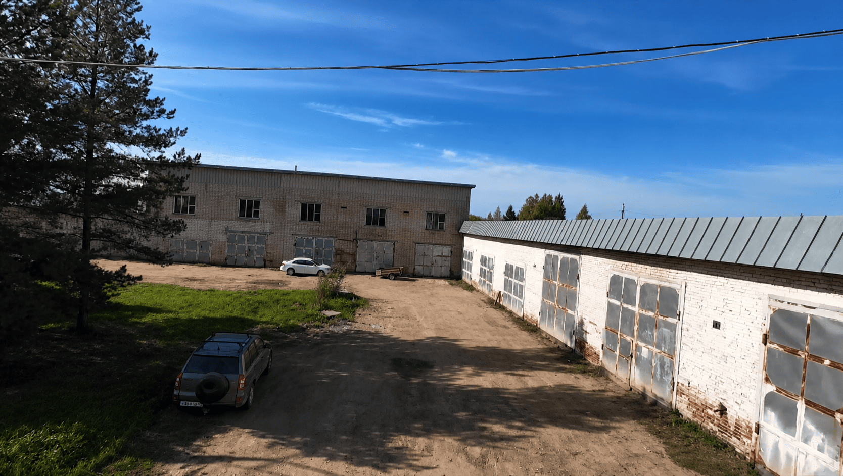 Подъезд к отапливаемым боксам на производственно-складской базе